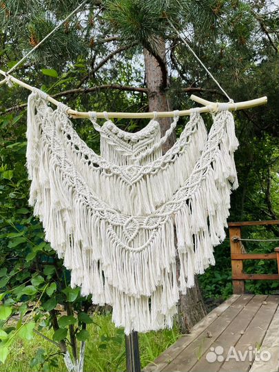 Большое макраме панно в стиле Бохо