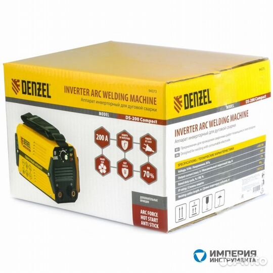 Аппарат инвертор. дуговой сварки DS-200 Compact