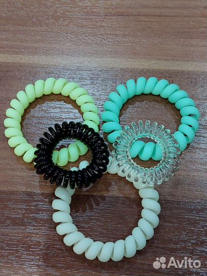 Резинки для волос новые набор 5шт