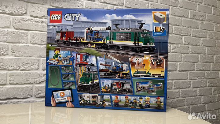 Новый Lego City Trains 60198 Товарный поезд
