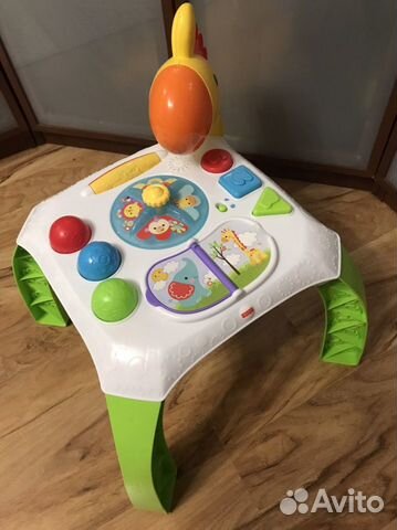 Развивающий столик fisher price жираф