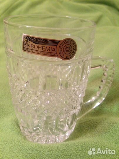 Пивные кружки богемский хрусталь Чехия