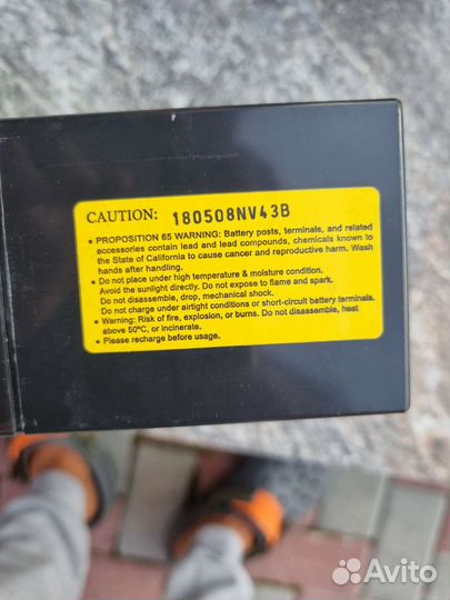 Аккумулятор бу 12В 7.2А CSB GP1272