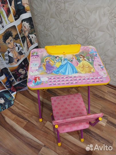 Детский стол и стул складной