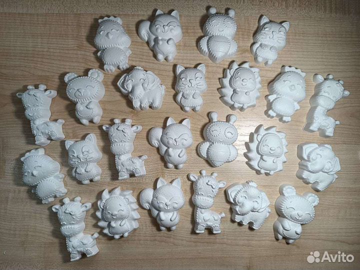 Фигурки из гипса для раскрашивания
