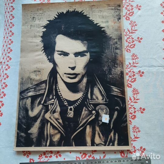Плакат Sex Pistols постер панк рок