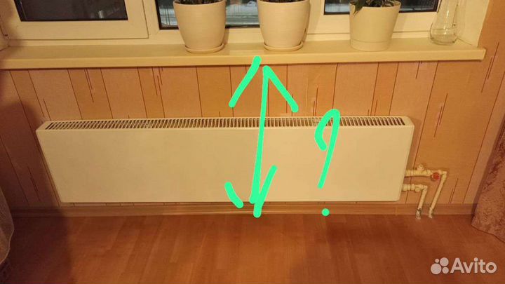 Конвектор отопления водяной бу