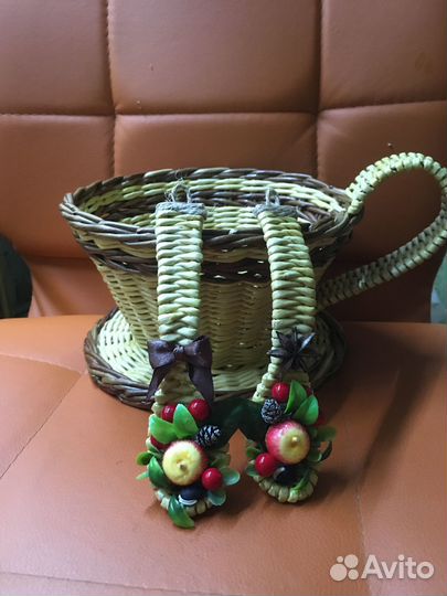 Сухарницы плетеные