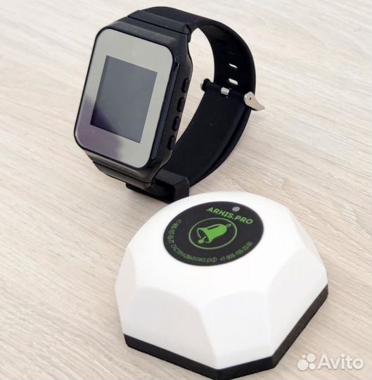 Беспроводная система/кнопка вызова официанта часы