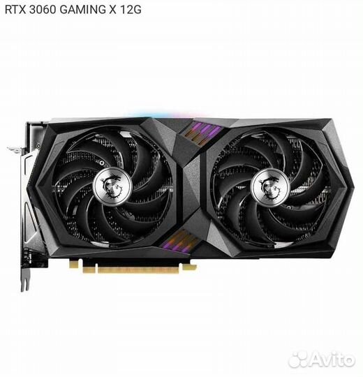 Видеокарта MSI nVidia GeForce RTX 3060 Gaming X GD