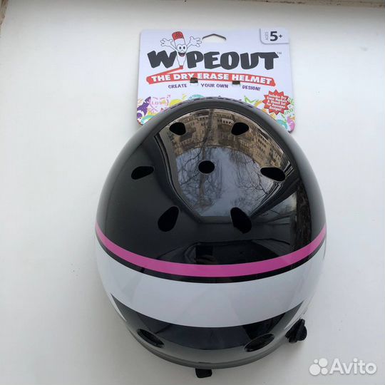 Шлем детский WipeOut Black Bolt 5+