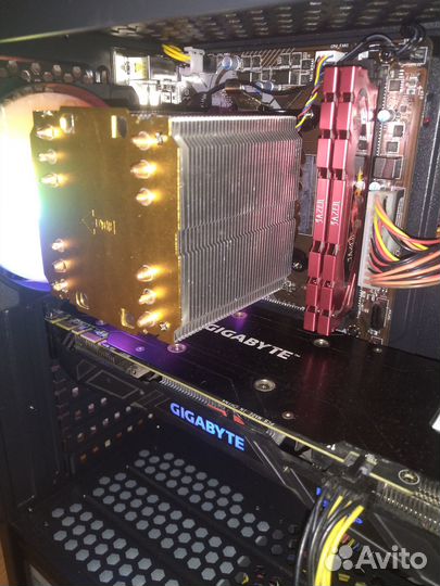 Современный игровой системный блок AMD Ryzen 5