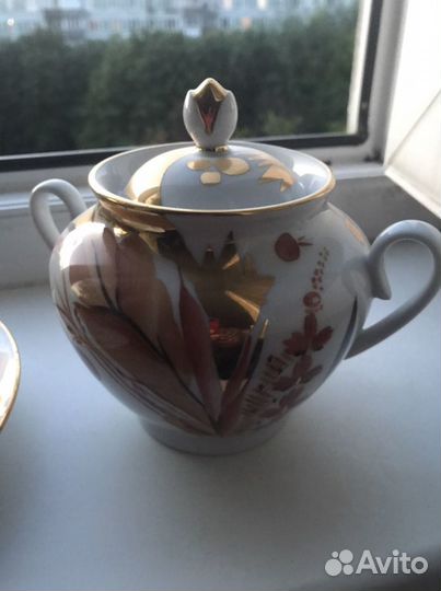 Предметы сервиза лфз Зимний букет