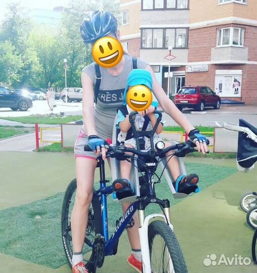 Детское велокресло thule переднее на руль