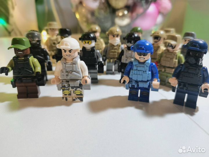 Lego фигурки солдатики