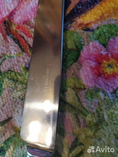 Нож серебро франция Orbrille Inox