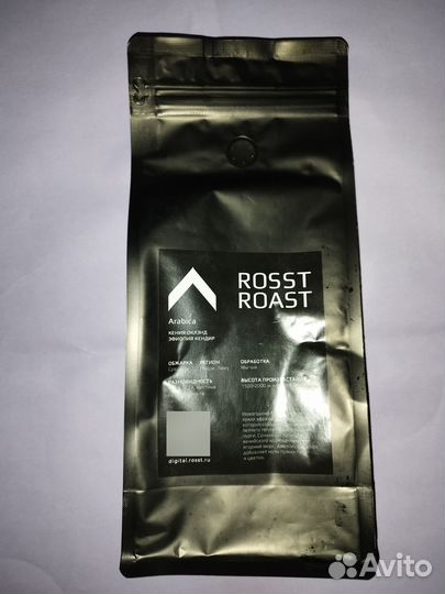 Кофе Зерна rosst roast kenya kiri ab + ethiopia ke