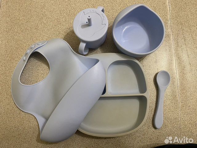 Детская посуда силиконовая для прикорма