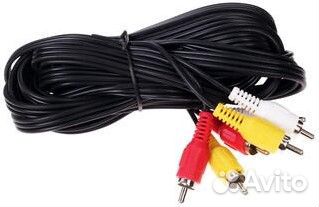 Кабель соединительный RCA x3 - RCA (x3) 1 метр