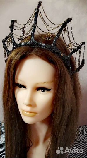 Корона-ободок на Хеллоуин