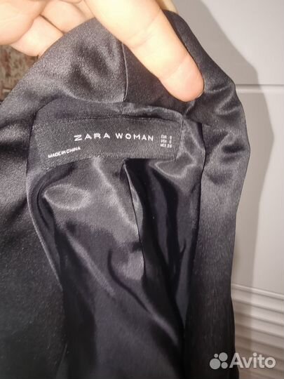 Пиджак бархатный zara