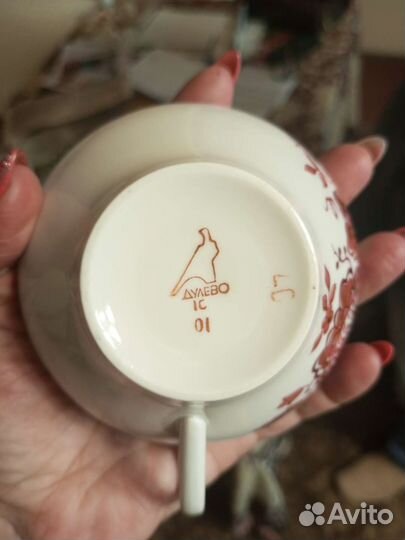 Чайный сервиз фарфор СССР Дулево 