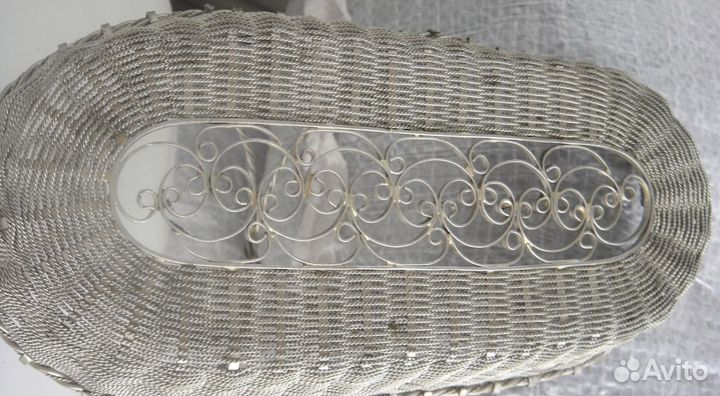 Конфетница из мельхиора