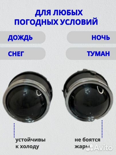 Bi LED линзы в птф на приору