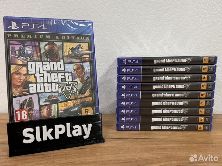 GTA5 для PS4 диск(Русские субтитры)