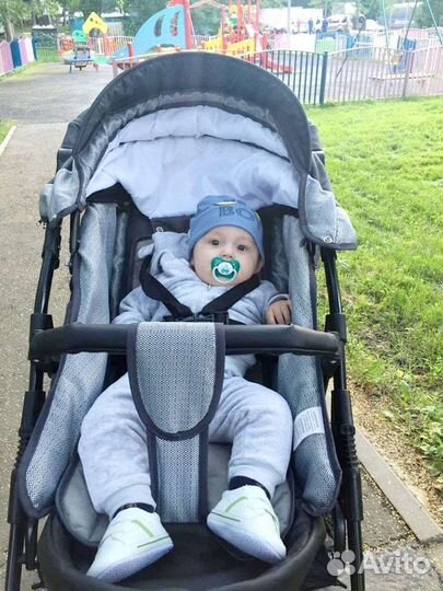 Коляска adbor Zipp Grey 2 в 1