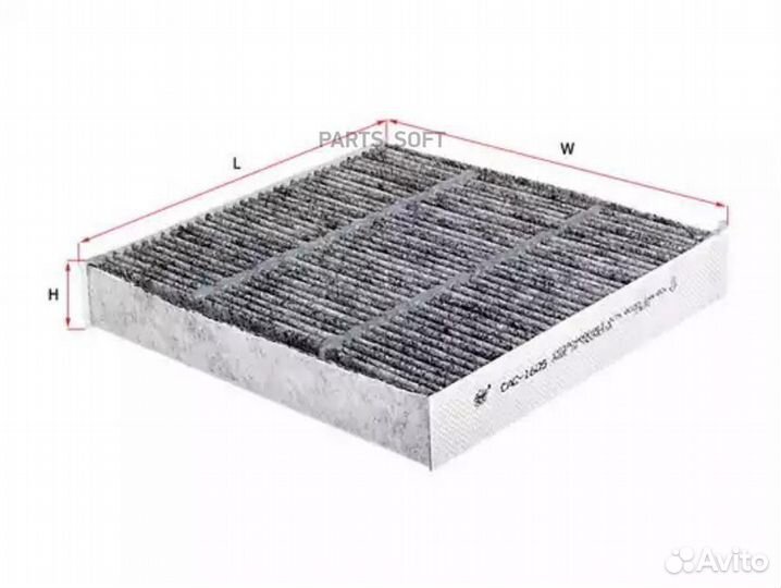 Фильтр салона угольный honda jazz 1.3 2002 - 2008 CAC1605