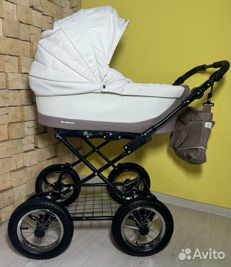 Коляска 3 в 1 классика с большими колесами