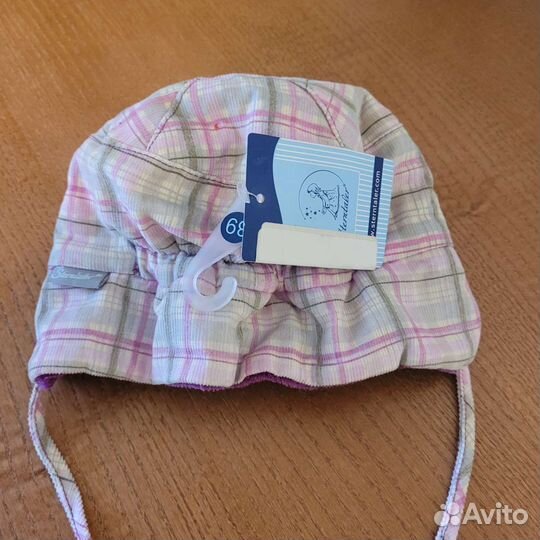 Шапочка для девочки демисезонная размеры с 39до49