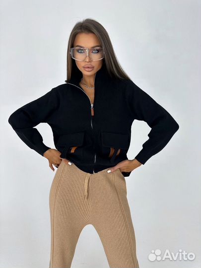 Кофта на молнии hermes