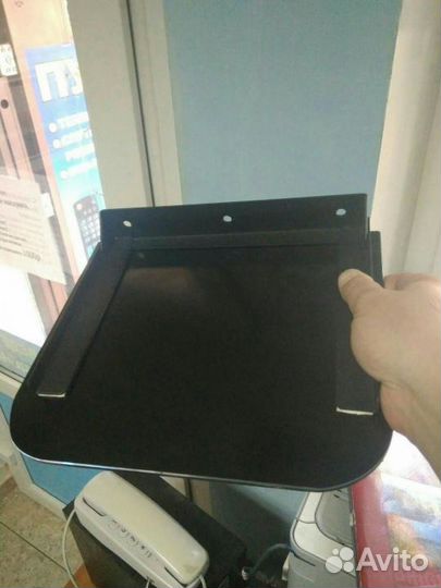 Полка стеклянная для тв-ресивера, DVD-плеера