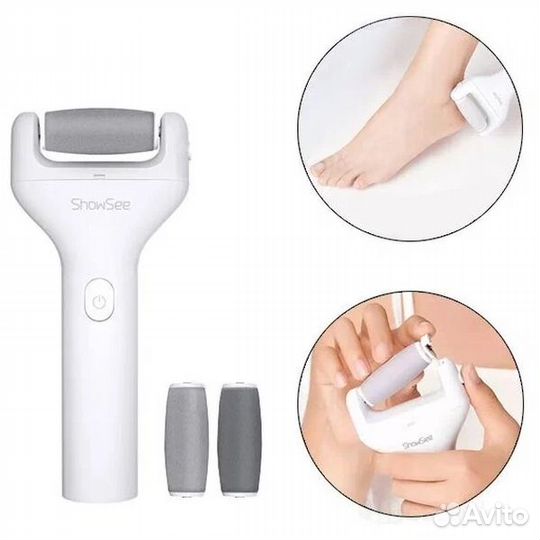 Электрическая роликовая пилка для ног ShowSee Ele