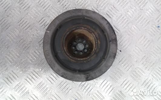 Шкив коленвала демпферный дизельный audi Q7 (2AD01