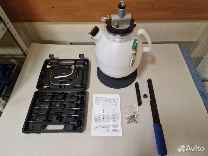 Ручной насос для жидкостей АКПП МКПП + переходники