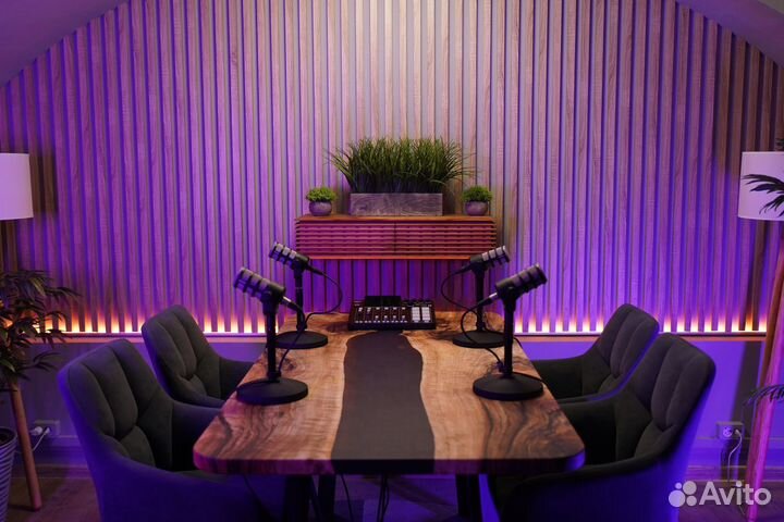 Запись интервью, подкастов, прямые эфиры