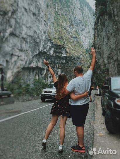 Джипинг в Абхазию, Гегский водопад + озеро Рица