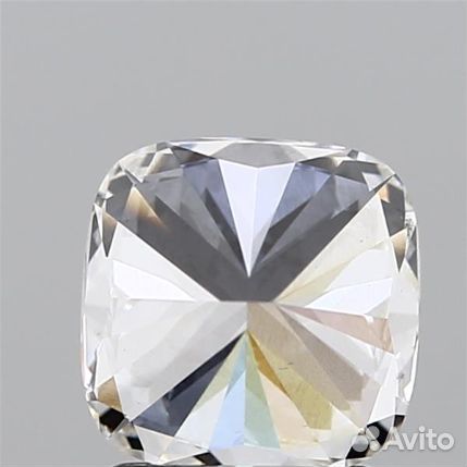 Бриллиант hpht в огранке кушон 2.01 ct