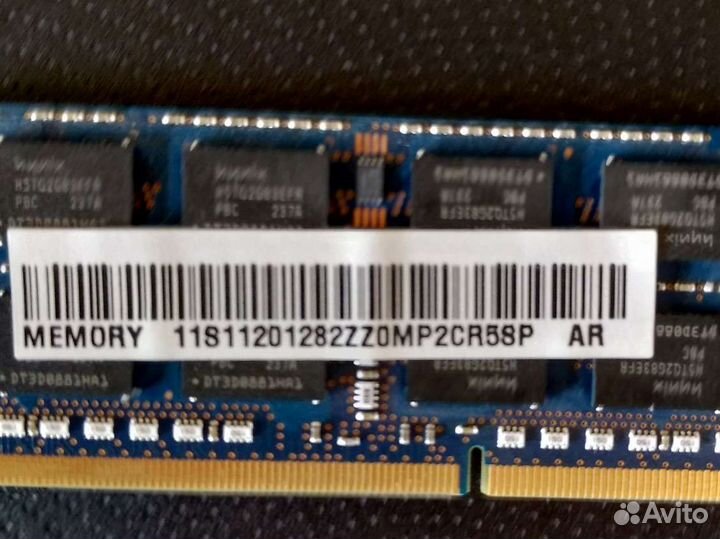 Оперативная память Hynix ddr3L 4 gb для ноутбука