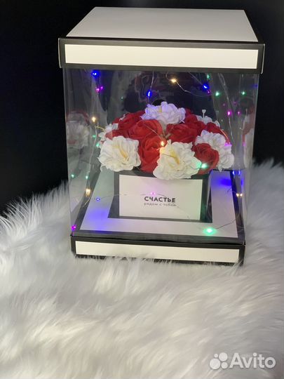 Мыльные букеты с подсветкой