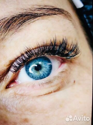 Наращивание ресниц на дому