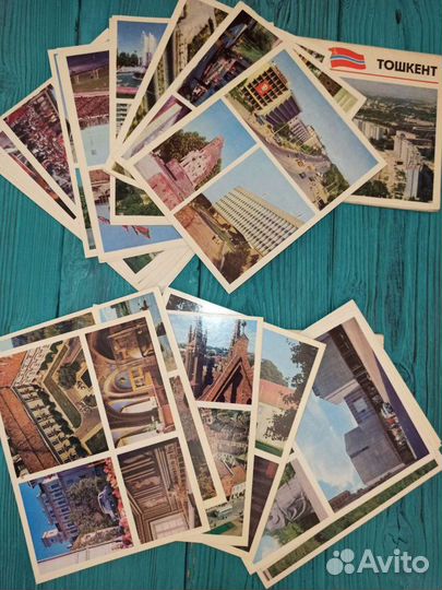 Наборы открыток СССР - увеличенный формат, Ташкент