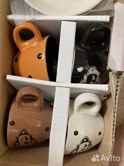 Кофейные чашки 4 шт