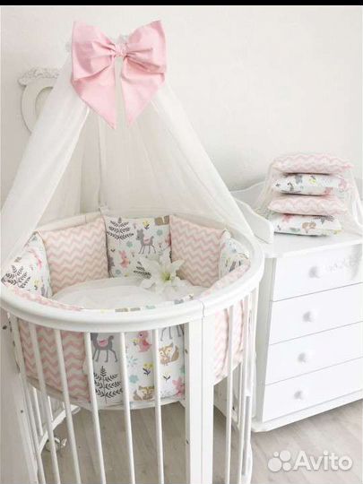 Бортики на кроватку