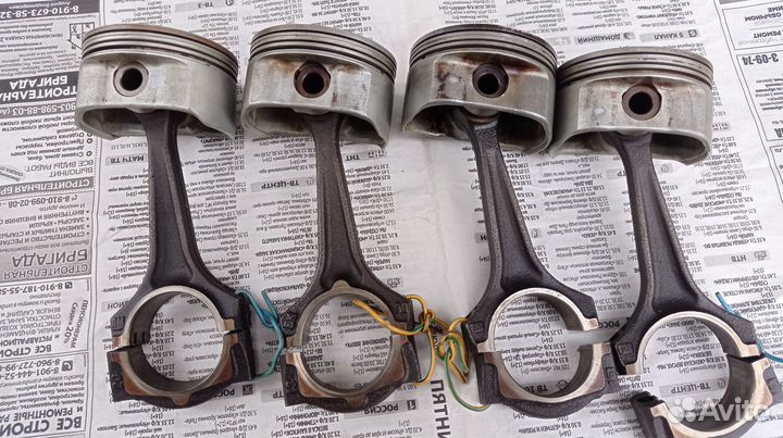 Поршень с шатуном Опель Астра G, Zafira A, X18XE1