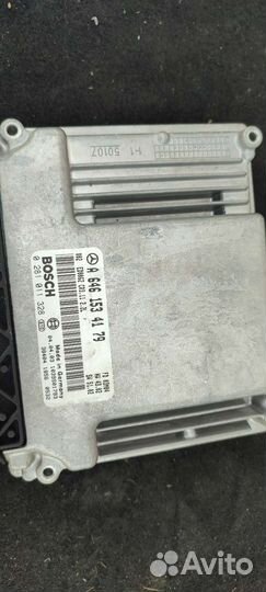 Мерседес W211 Блок управления двигателем эбу