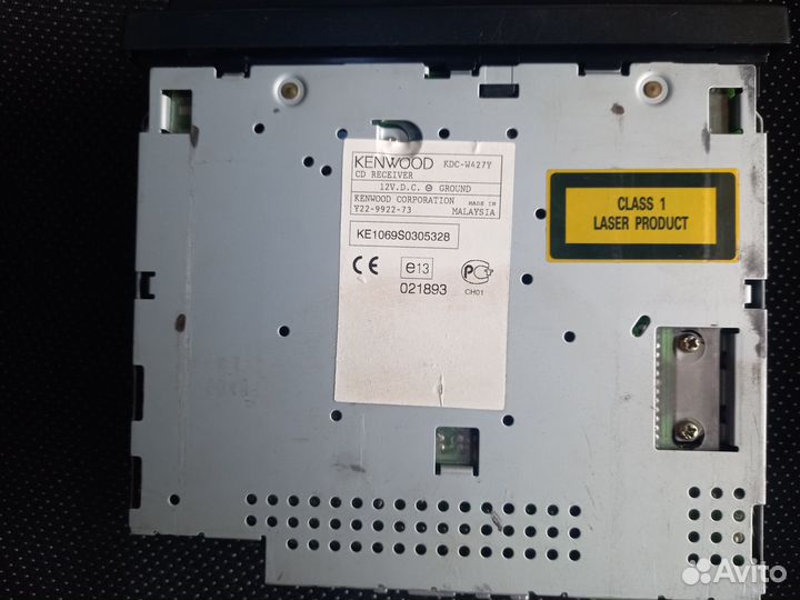 Автомагнитола 1 din kenwood